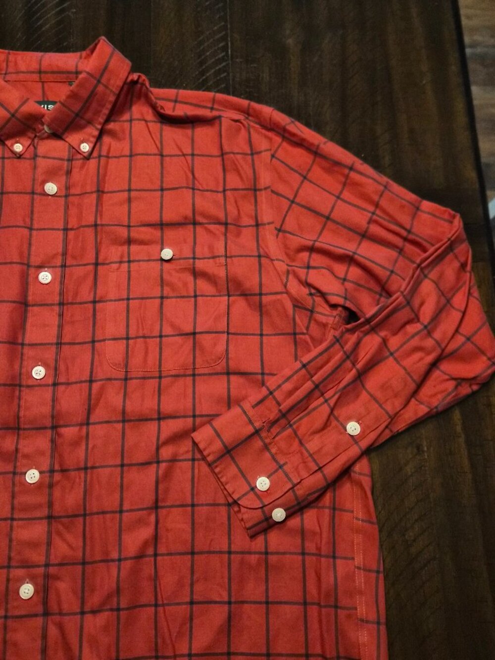 Orvis Men’s Classic Fit Wrinkle Free Check Button-Down Long Sleeve Shirt XL G882
